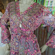 Lade das Bild in den Galerie-Viewer, Seiden Wickelkleid XS
