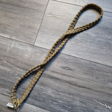 Lade das Bild in den Galerie-Viewer, Handygurt Beige Geflochten
