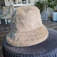 Buckethat Furstyle Beige