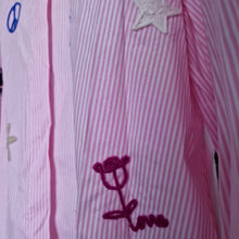 Lade das Bild in den Galerie-Viewer, Hemdbluse Peace Stripes
