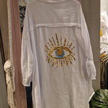 Lade das Bild in den Galerie-Viewer, Musselin Longbluse Auge
