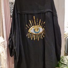 Lade das Bild in den Galerie-Viewer, Musselin Longbluse Auge
